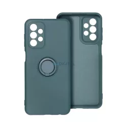   HUSĂ! - Protector de telefon din silicon (inel de montare, interior din microfibră de pluș, magnetic, protector de cameră) CUSHION CUSHION pentru Samsung Galaxy S24 FE (SM-S721)