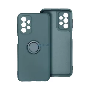 HUSĂ! - Protector de telefon din silicon (inel de montare, interior din microfibră de pluș, magnetic, protector de cameră) CUSHION CUSHION pentru Samsung Galaxy S24 FE (SM-S721)