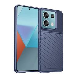   HUSĂ! - Silicon protector de telefon (rezistență la șocuri, dungi, model convex) CUTTING BLUE Xiaomi Redmi Notă 13 Pro 5G, Poco X6 5G