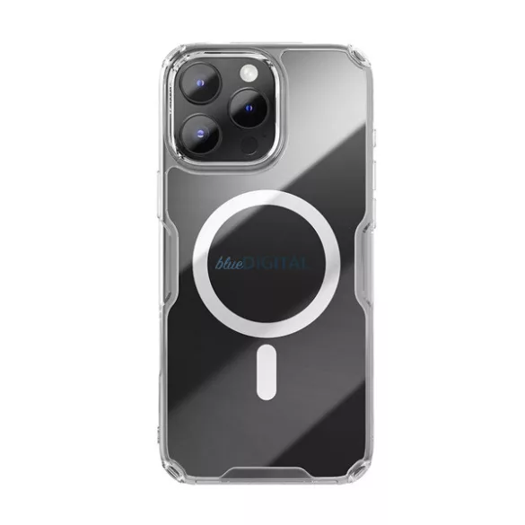 HUSĂ! - NILLKIN NATURE PRO MAGNETIC plastic protector de telefon (rezistent la șocuri, bubble heel, MagSafe) pentru Apple iPhone 16 Pro