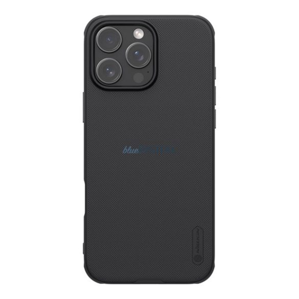 NILLKIN SUPER FROSTED PRO MAGNETIC plastic protector de telefon (magnetic, rezistent la impact, cauciucat) BLACK Apple iPhone 16 Pro Max