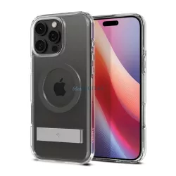   HUSĂ! - SPIGEN ULTRA HYBRID S plastic protector de telefon (rezistent la șocuri, cadru cu bule, amortizor de șocuri, MagSafe) GREEN Apple iPhone 16 Pro