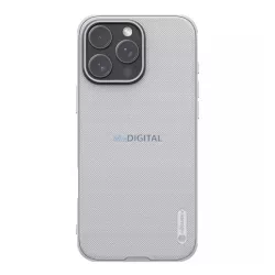   HUSĂ! - NILLKIN SUPER FROSTED PRO plastic protector de telefon (rezistent la impact, cauciucat, suprafață aspră) GREEN Apple iPhone 16 Pro Max