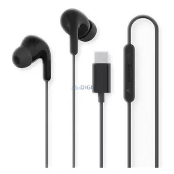   XIAOMI Căști stereo (Type-C, microfon, anulare zgomot, control volum, buton înregistrare) NEGRU