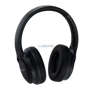DEVIA EARBASS PRO1 căști bluetooth Stereo (v5.3, microfon, anulare activă a zgomotului, pliabile) NEGRU