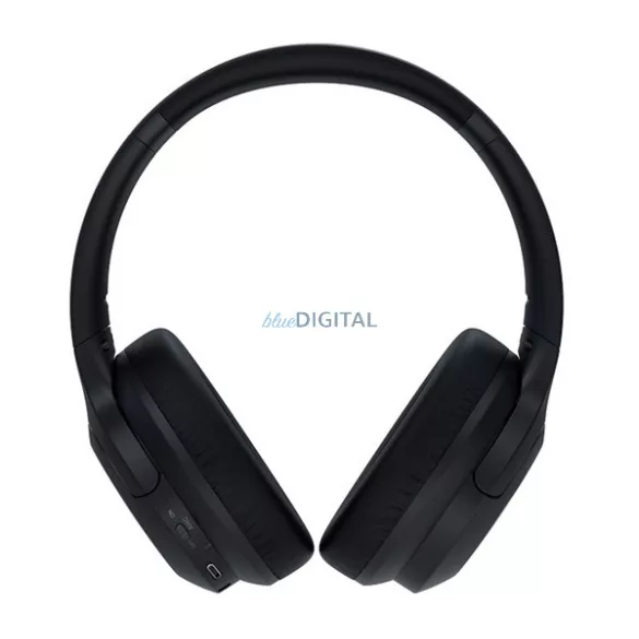 DEVIA EARBASS PRO1 căști bluetooth Stereo (v5.3, microfon, anulare activă a zgomotului, pliabile) NEGRU