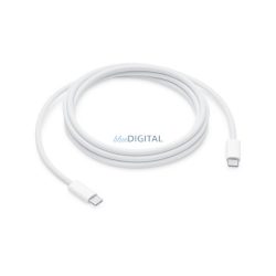   Cablu de date APPLE (Tip-C - Tip-C, 240W, încărcător rapid PD, 200cm, capac țesut, succesor MU2G3ZM/A) ALB