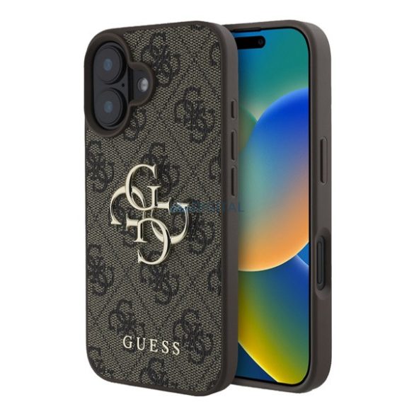 GUESS 4G BIG LOGO silicon protector de telefon (rezistent la șocuri, piele spate) BARNA Apple iPhone 16