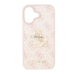   HUSĂ! - GUESS 4G BIG LOGO silicon protector de telefon (rezistent la șocuri, piele efect spate) BRONZE Apple iPhone 16