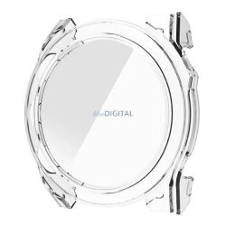   Cadru din plastic (BUMPER, rezistență la șocuri + sticlă de protecție a ecranului) pentru Garmin Fenix 8 47mm