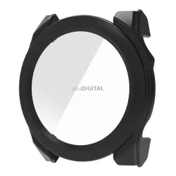   Cadru din plastic (BUMPER, rezistență la șocuri + sticlă de protecție a ecranului) BLACK Garmin Fenix 8 43mm