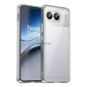HUSĂ! - Silicon protector de telefon (rezistent la șocuri, spate transparent) pentru OnePlus Nord 4
