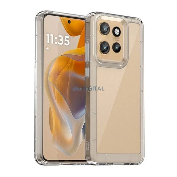 Silicon protector de telefon (rezistent la șocuri, spate transparent) pentru Motorola Edge 50 Neo 5G