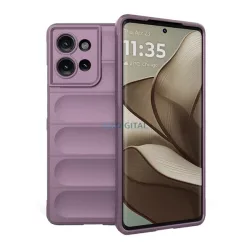   HUSĂ! - Silicon protector pentru telefon (rezistent la șocuri, protector pentru cameră, 3D) LILA Motorola Edge 50 5G