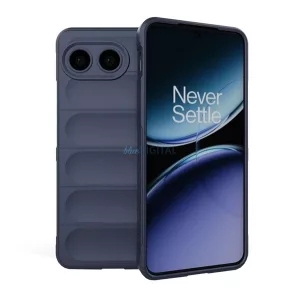 HUSĂ! - Silicon protector de telefon (rezistent la șocuri, protecția camerei, 3D) BLUE OnePlus Nord 4