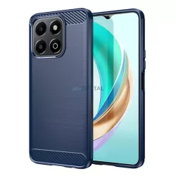   HUSĂ! - Silicon protector de telefon (rezistent la impact, bubble heel, periat, model de carbon) CUTTING BLOCK Honor X6b