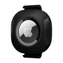   SPIGEN PET COLLAR silicon caz (rucsac pentru curea, guler, cauciuc de fixare + folie de protecție) BLACK Apple AirTag