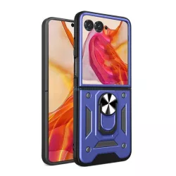   HUSĂ! - Defender silicon protector de telefon (rezistent la șocuri, inel de reținere, protector de cameră) BLOC DE TĂIERE Motorola Razr 50