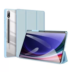   DUX DUCIS TOBY husă verticală, efect piele (FLIP activ, deschidere laterală, TRIFOLD, suport birou, suport creion) LIGHT BLUE Samsung Galaxy Tab S10 Plus LTE (SM-X826B), Galaxy Tab S10 Plus WIFI (SM-X8