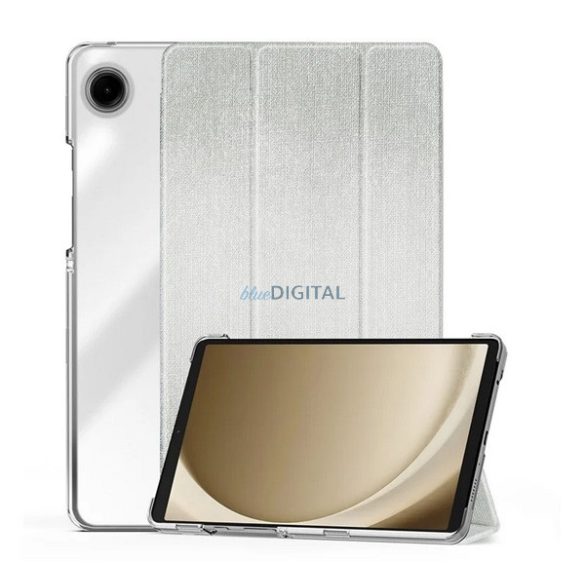DUX DUCIS UNID husă verticală, efect textil (active FLIP, deschidere laterală, TRIFOLD, suport de birou, suport pentru creioane) Ușor Samsung Galaxy Tab A9 LTE (SM-X115), Galaxy Tab A9 WIFI (SM-X110)