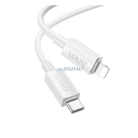HOCO X107 cablu de date (Tip-C - Lightning, 27W, încărcător rapid PD, 100cm) ALB
