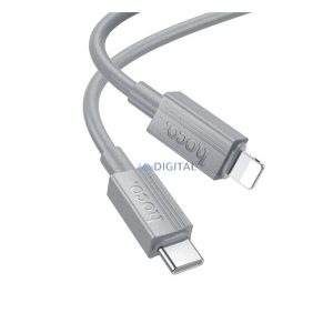 HOCO X107 cablu de date (Tip-C - Lightning, 27W, încărcător rapid PD, 100cm) GREY