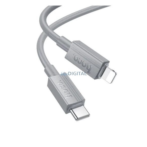 HOCO X107 cablu de date (Tip-C - Lightning, 27W, încărcător rapid PD, 100cm) GREY