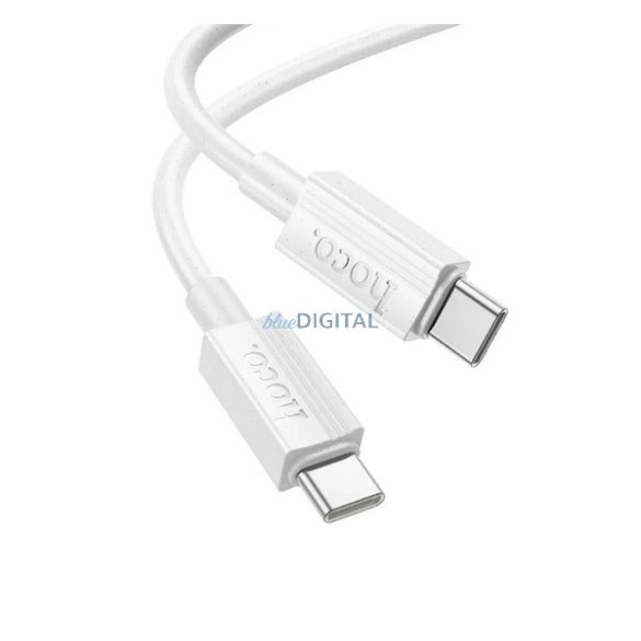 HOCO X107 cablu de date (Tip-C - Tip-C, 60W, încărcător rapid PD 3.0, 100cm) ALB