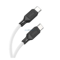   HOCO X90 cablu de date (Tip-C - Tip-C, 60W, încărcător rapid PD 3.0, 100cm) ALB