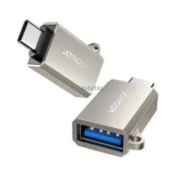   Adaptor JOYROOM (mufă USB - Type-C, transfer de date și încărcare, OTG) EZÜST