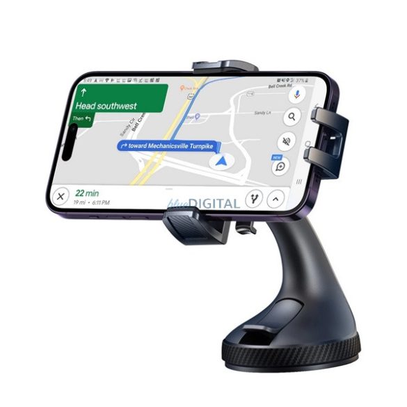 Suport auto JOYROOM (parbriz, ventuză, automat, 360°, dimensiune 4.7-6.8") NEGRU