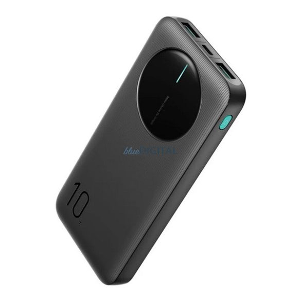 Încărcător de urgență JOYROOM 2 prize USB+Type-C (10000mAh, 12W, încărcător rapid PD, indicator LED) NEGRU