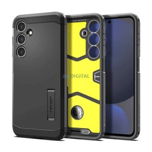 SPIGEN TOUGH ARMOR silicon telefon protector (rezistent la șocuri, absorbție șocuri) BLACK Samsung Galaxy S24 FE (SM-S721)