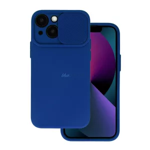 HUSĂ! - Silicon protector de telefon (mat, microfibră pluș interior, protector de cameră) BLUE Apple iPhone 16 Pro