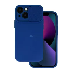   HUSĂ! - Silicon protector de telefon (mat, microfibră pluș interior, protector de cameră) BLUE Apple iPhone 16 Pro Max