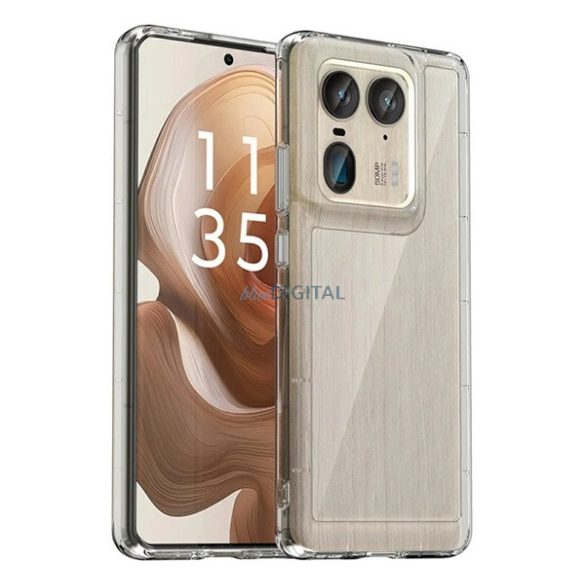 Silicon protector de telefon (rezistent la șocuri, spate transparent) pentru Motorola Edge 50 Ultra 5G
