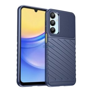 Silicon protector de telefon (rezistent la impact, cu dungi, model convex) CUTTING BLUE Samsung Galaxy A16 (SM-A166)