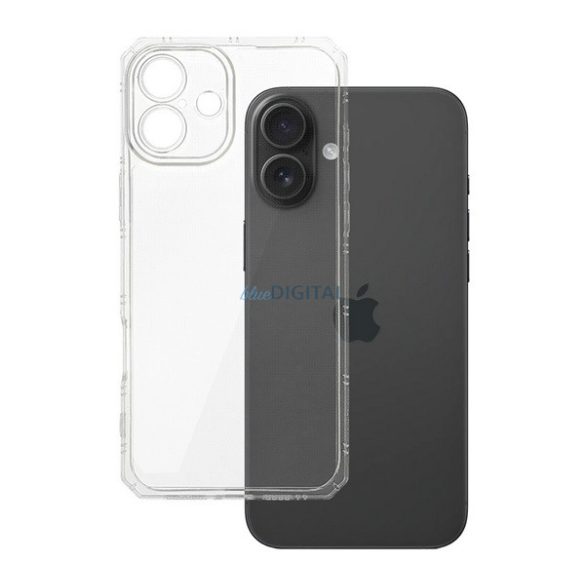 Silicon protector de telefon (rezistent la șocuri, cadru pernă de aer) pentru Apple iPhone 16