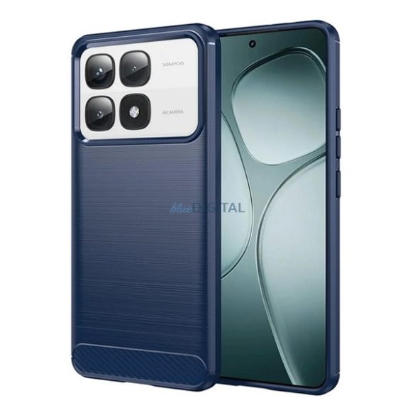 Silicon protector de telefon (rezistent la impact, bubble heel, periat, model de carbon) CUTTING BLOCK Xiaomi 14T Pro 5G
