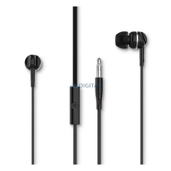 MOTOROLA EARBUDS 105 Căști stereo (mufă de 3,5 mm, buton de înregistrare) NEGRU