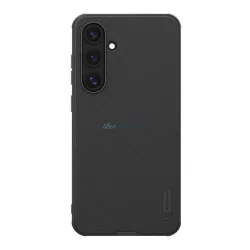   HUSĂ! - NILLKIN SUPER FROSTED PRO plastic protector de telefon (rezistent la impact, cauciucat, suprafață aspră) BLACK Samsung Galaxy S24 FE 5G (SM-S721)