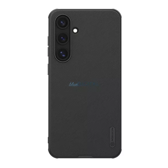 HUSĂ! - NILLKIN SUPER FROSTED PRO plastic protector de telefon (rezistent la impact, cauciucat, suprafață aspră) BLACK Samsung Galaxy S24 FE 5G (SM-S721)