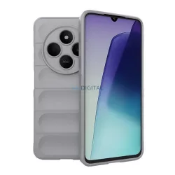   HUSĂ! - Silicon protector de telefon (rezistent la șocuri, protecția camerei, 3D) LIGHT GREY Xiaomi Redmi 14C 4G