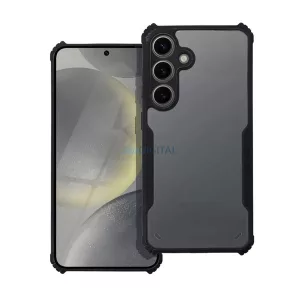 HUSĂ! - Silicon protector de telefon (rezistent la șocuri, glugă, spate acrilic, protector de cameră) BLACK Xiaomi Redmi 14C 4G