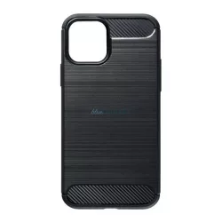   HUSĂ! - Silicon protector de telefon (rezistent la impact, călcâi pernă de aer, periat, model de carbon) BLACK Xiaomi Redmi 14C 4G