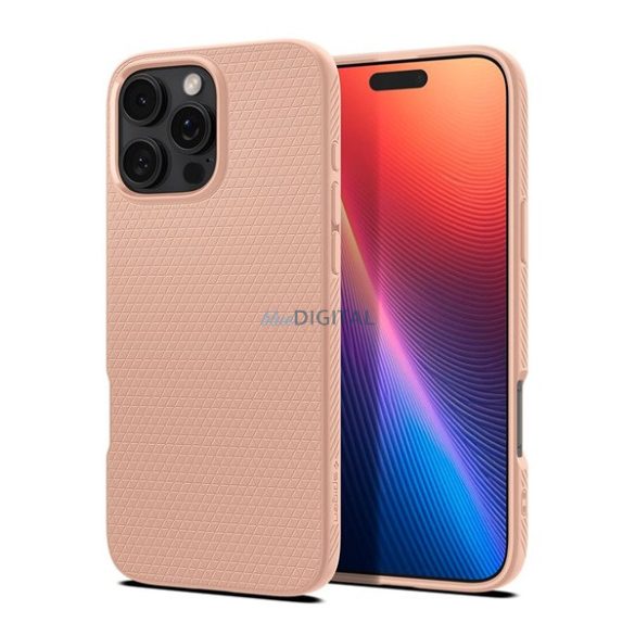 SPIGEN LIQUID AIR silicon telefon protector (rezistent la impact, bubble heel, diamant) GOLDEN ROOZ Apple iPhone 16 Pro Max