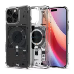   HUSĂ! - SPIGEN ULTRA HYBRID MAG NEO ONE plastic telefon protector (rezistent la șocuri, bubble cadru, MagSafe) pentru Apple iPhone 16 Pro 5G