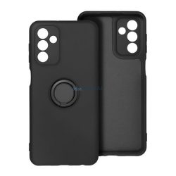   Protecție siliconică pentru telefon (inel de montare, interior din microfibră de pluș, magnetic, protecție pentru cameră) BLACK Samsung Galaxy A16 5G (SM-A166), Galaxy A16 4G (SM-A165)