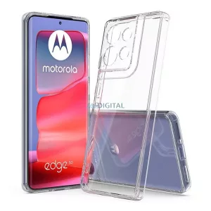 HUSĂ! - Silicon protector de telefon (rezistent la șocuri, spate transparent) pentru Motorola Edge 50 5G