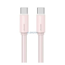   USAMS YU cablu de date (Tip-C - Tip-C, 60W, încărcător rapid, 100cm, șiret)